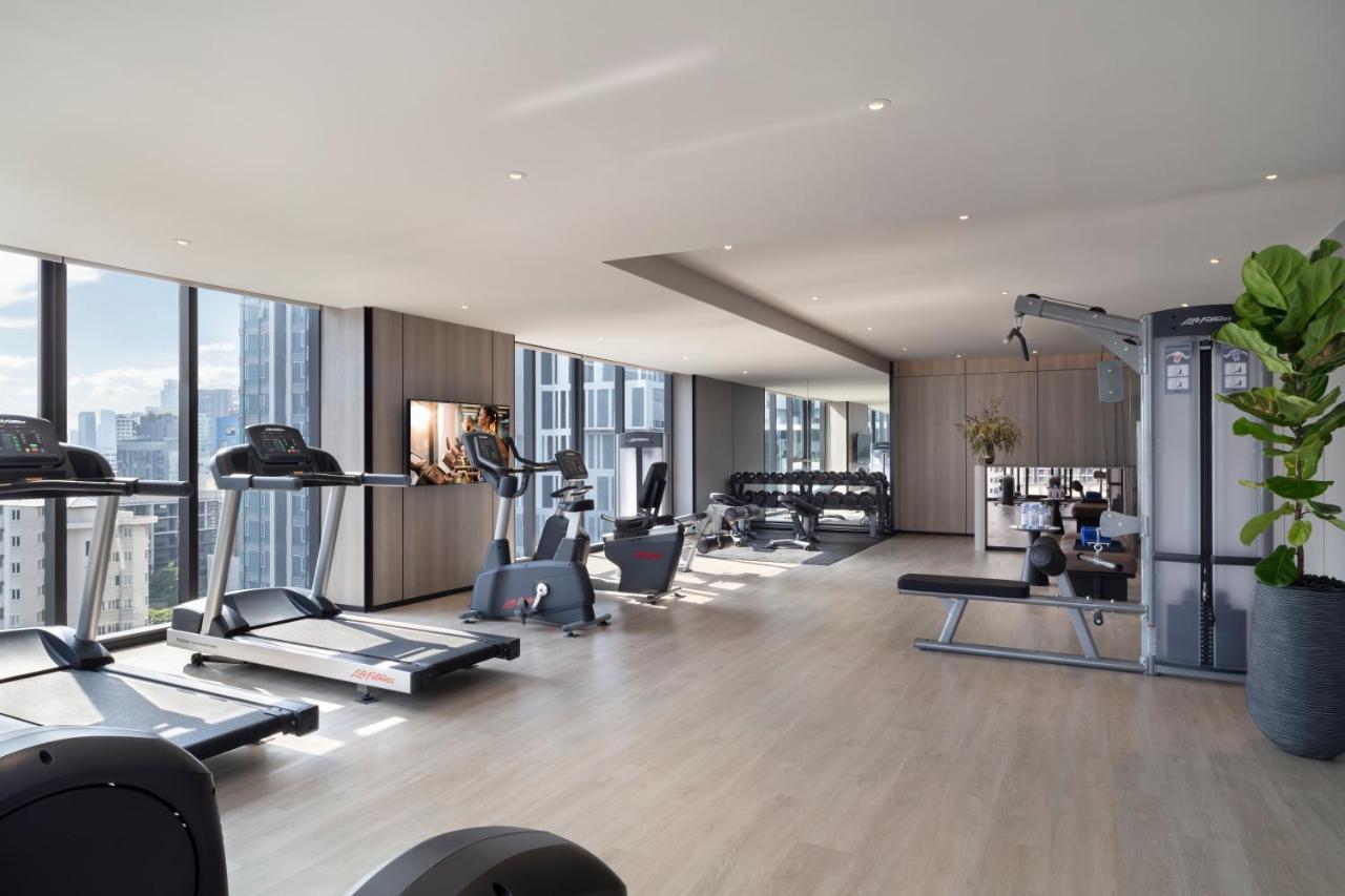 Ascott Thonglor Bangkok Hotel Eksteriør billede The gym at the 101 Tower