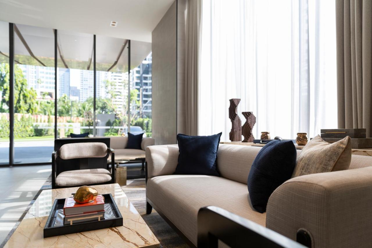 Ascott Thonglor Bangkok Hotel Eksteriør billede The living room of a 3-bedroom unit