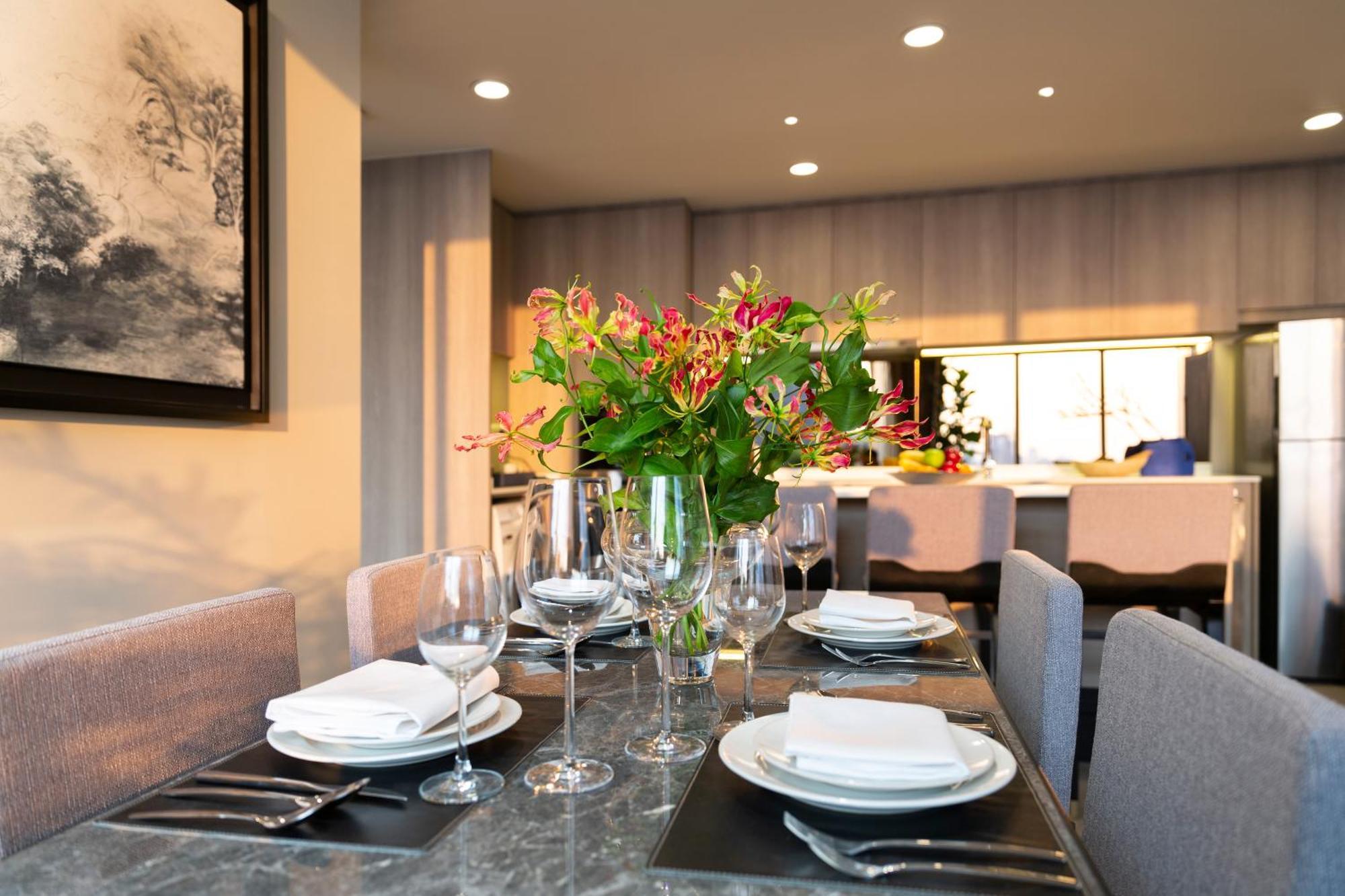 Ascott Thonglor Bangkok Hotel Eksteriør billede A dining room