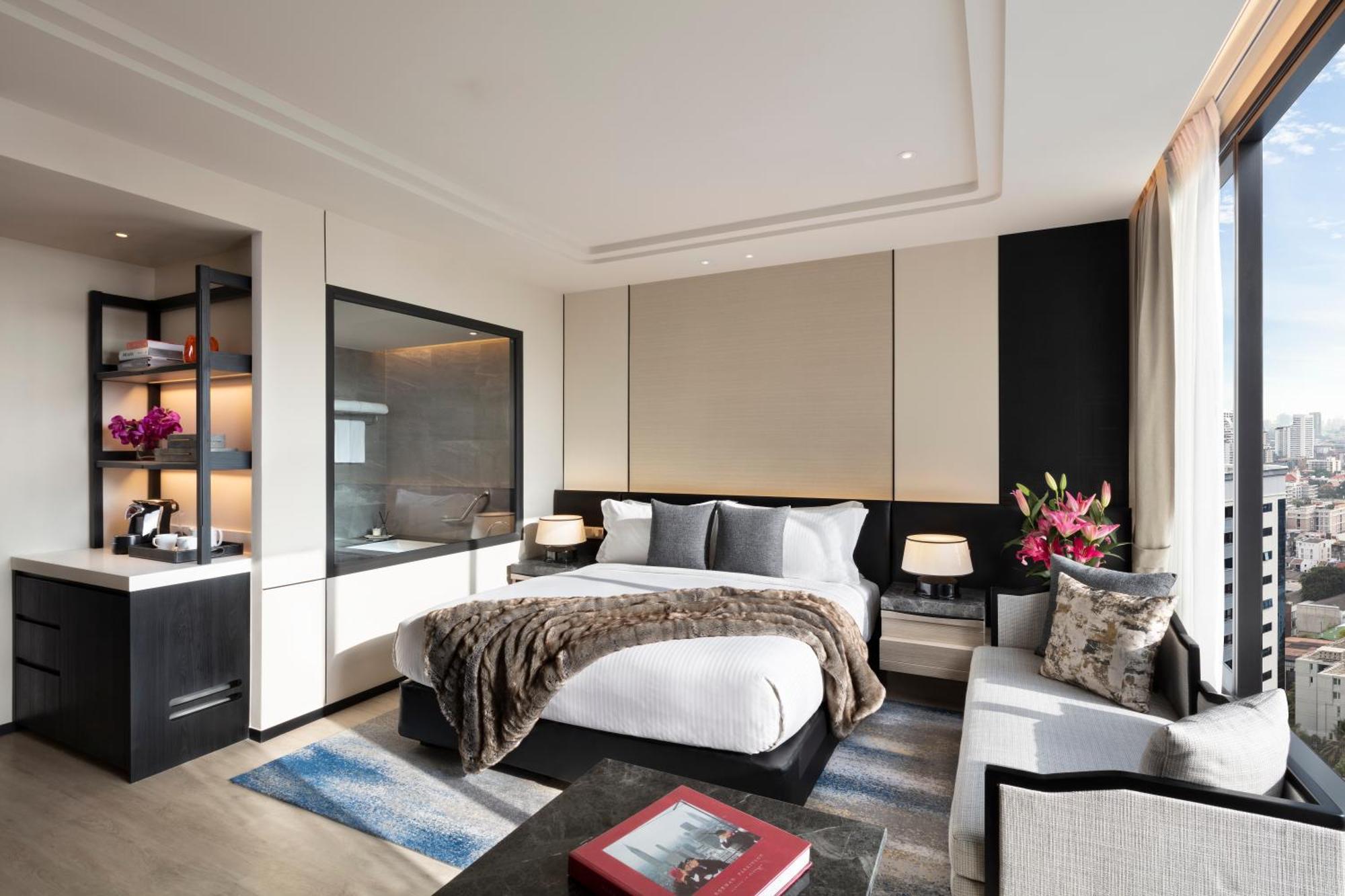 Ascott Thonglor Bangkok Hotel Eksteriør billede A bedroom at the hotel
